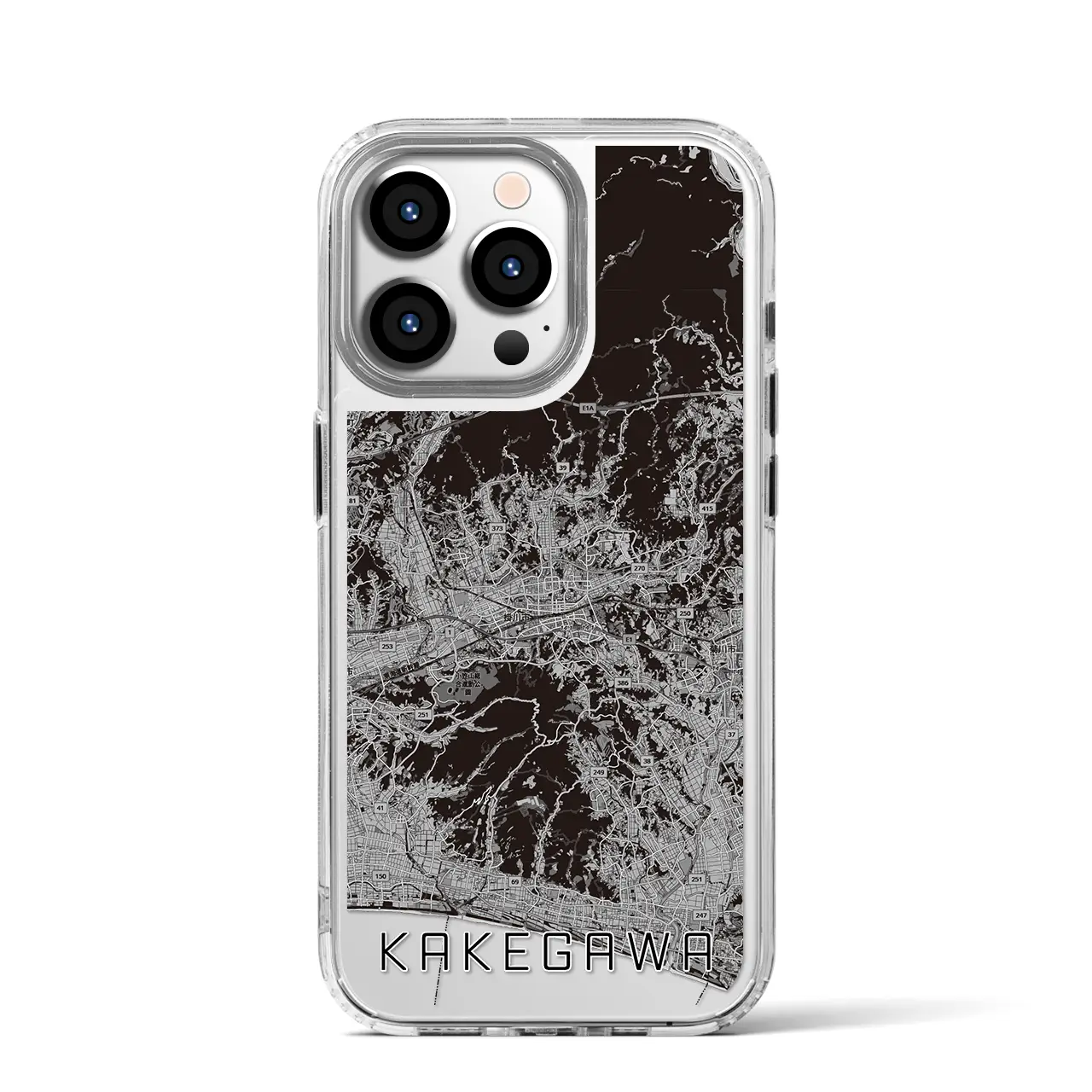 【掛川3(静岡県)】地図柄iPhoneケース(MagSafeタイプ)