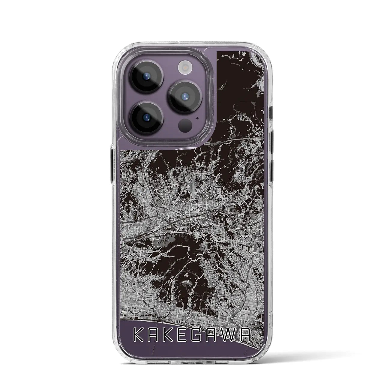 【掛川3(静岡県)】地図柄iPhoneケース(MagSafeタイプ)