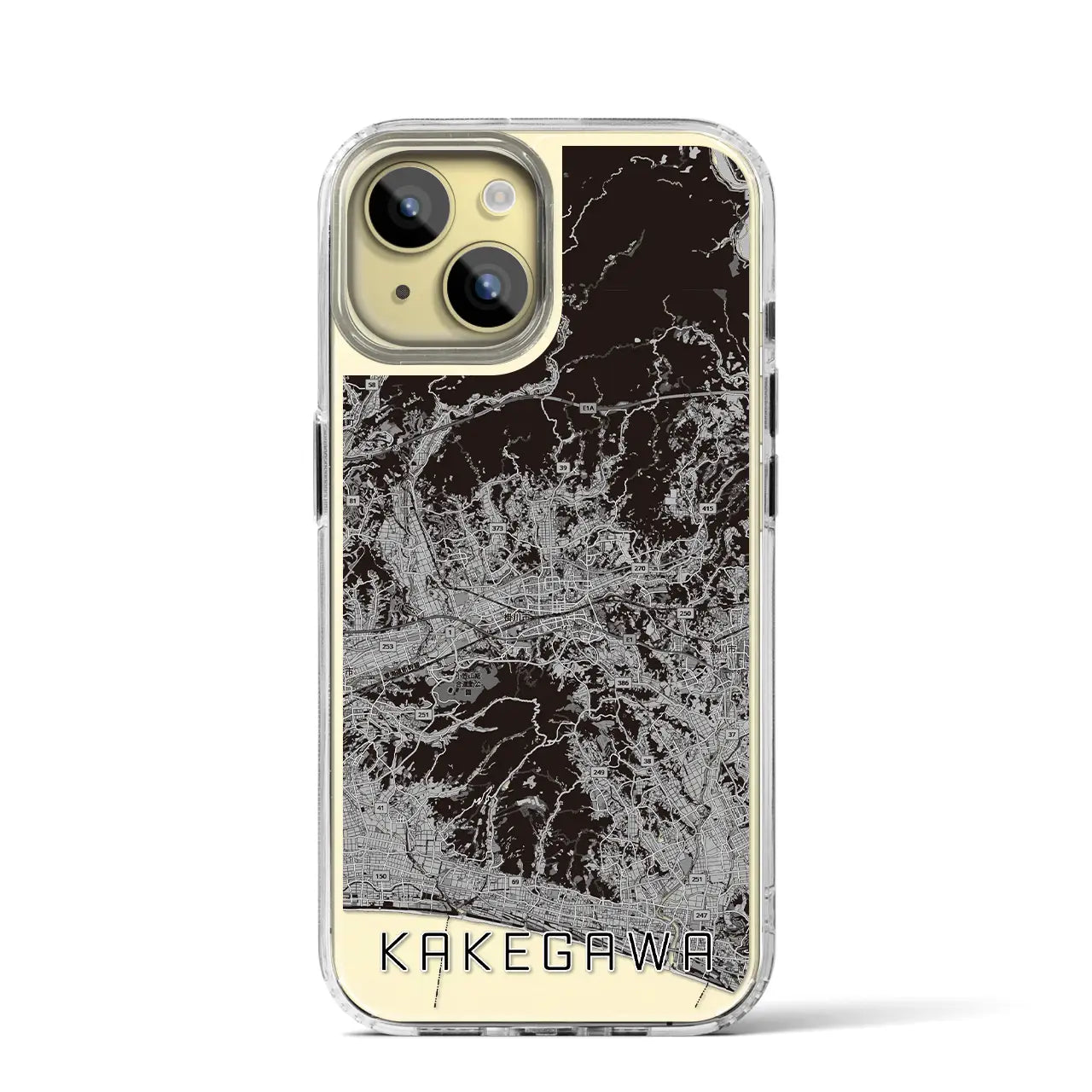 【掛川3(静岡県)】地図柄iPhoneケース(MagSafeタイプ)