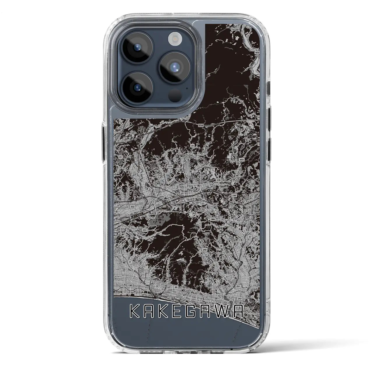 【掛川3(静岡県)】地図柄iPhoneケース(MagSafeタイプ)