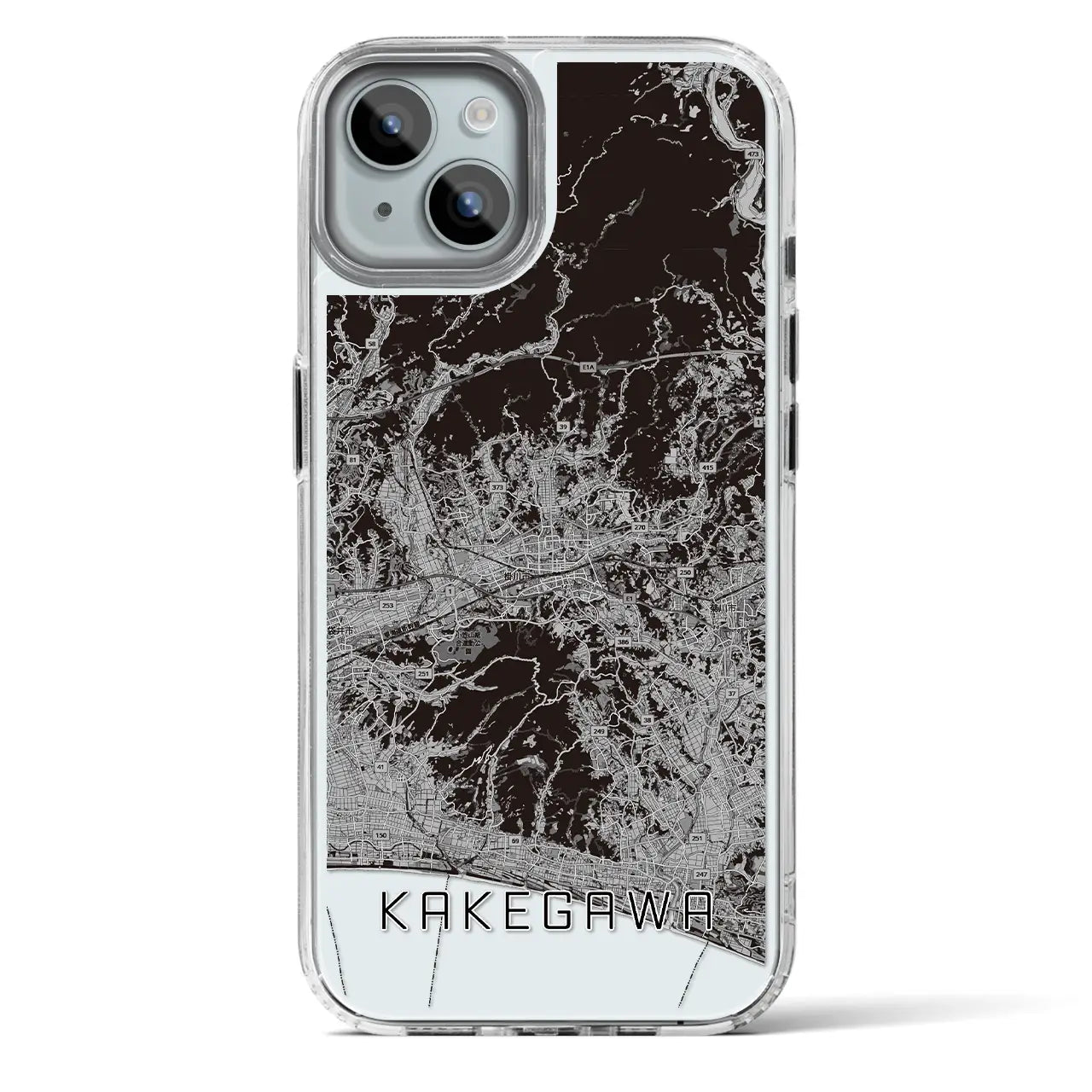 【掛川3(静岡県)】地図柄iPhoneケース(MagSafeタイプ)