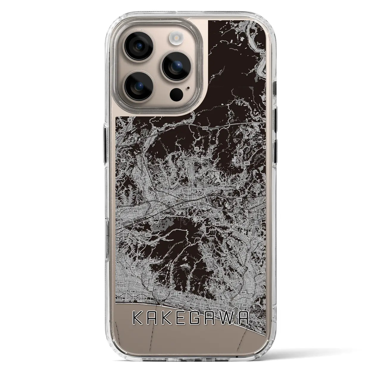 【掛川3(静岡県)】地図柄iPhoneケース(MagSafeタイプ)