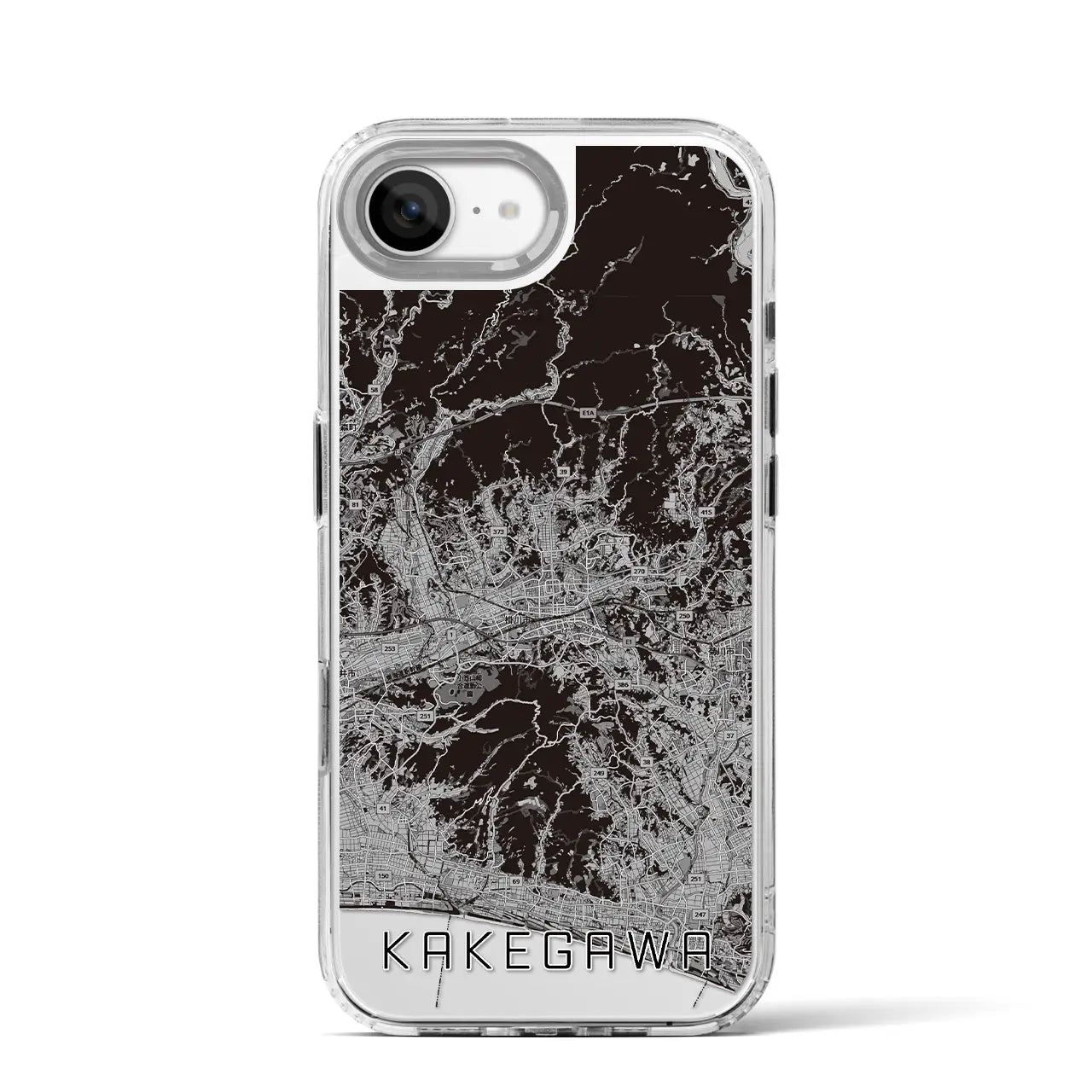 【掛川3(静岡県)】地図柄iPhoneケース(MagSafeタイプ)