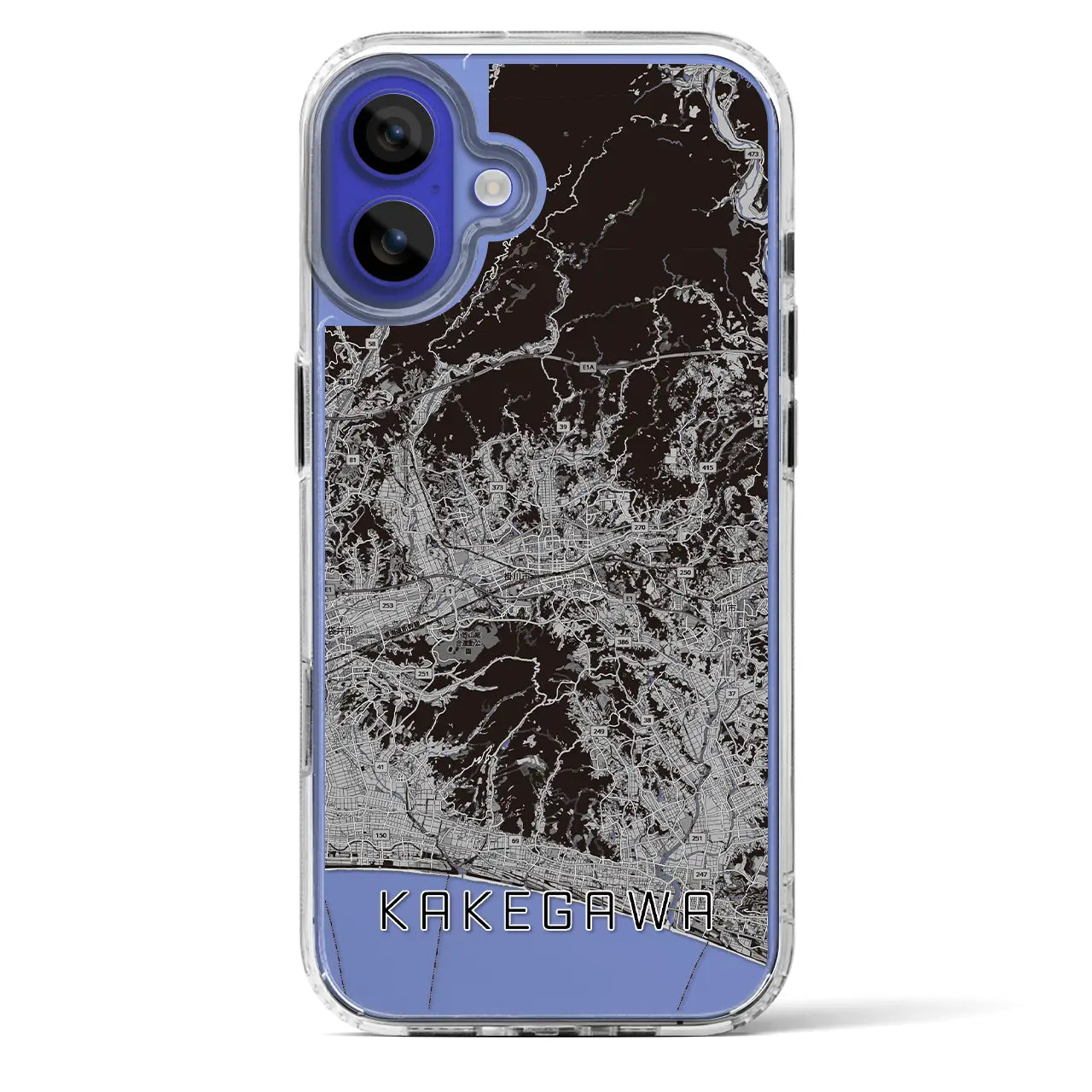 【掛川3(静岡県)】地図柄iPhoneケース(MagSafeタイプ)