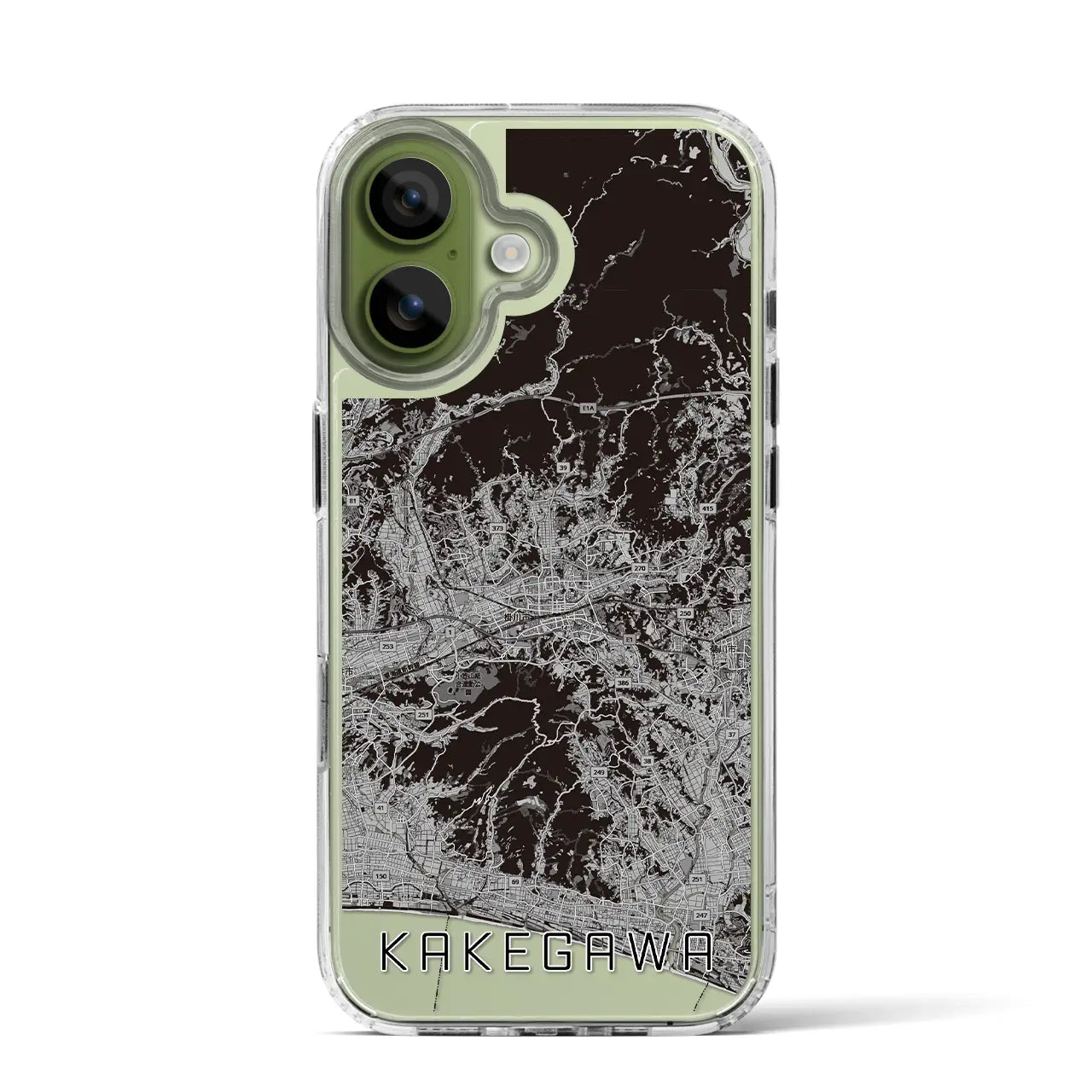 【掛川3(静岡県)】地図柄iPhoneケース(MagSafeタイプ)