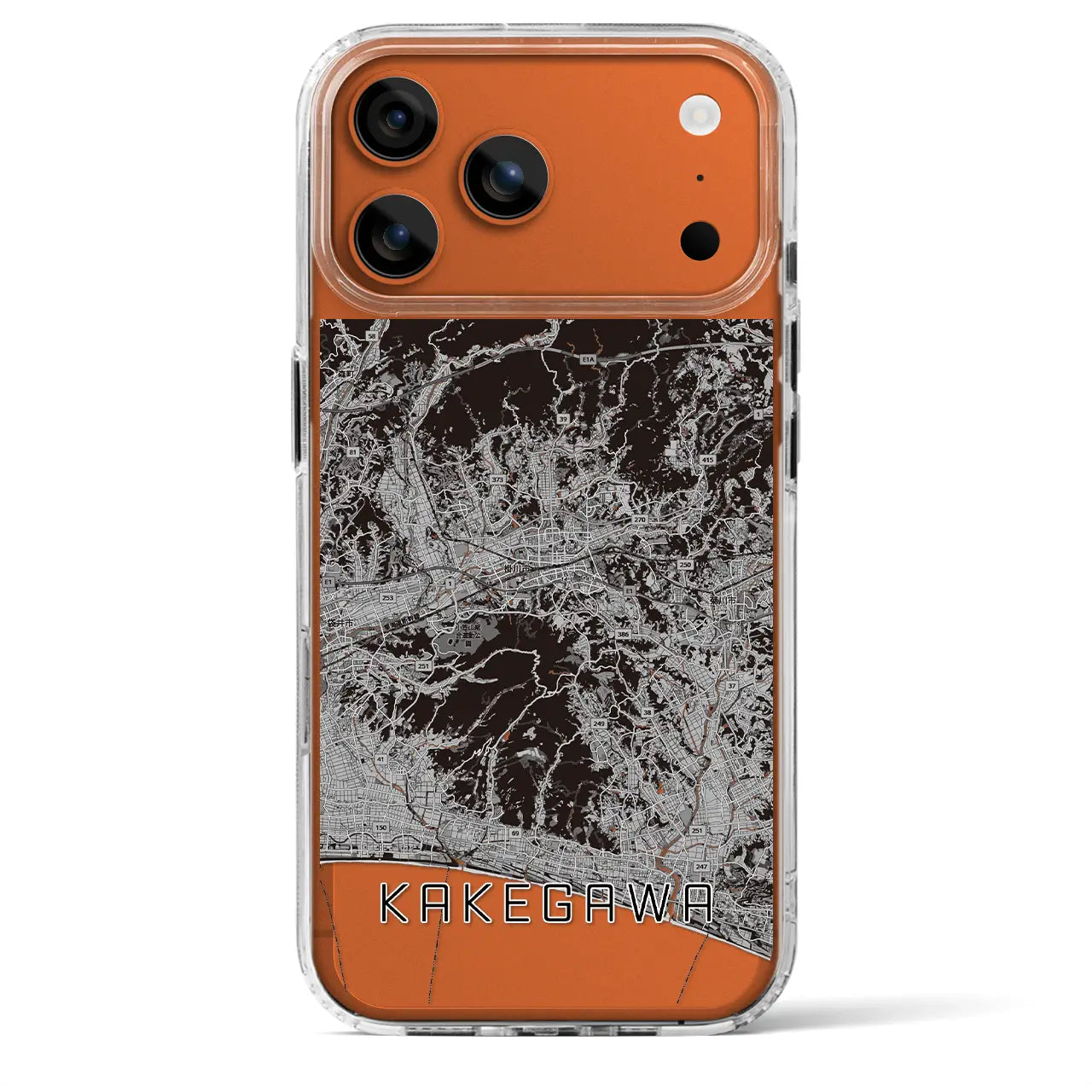 【掛川3(静岡県)】地図柄iPhoneケース(MagSafeタイプ)