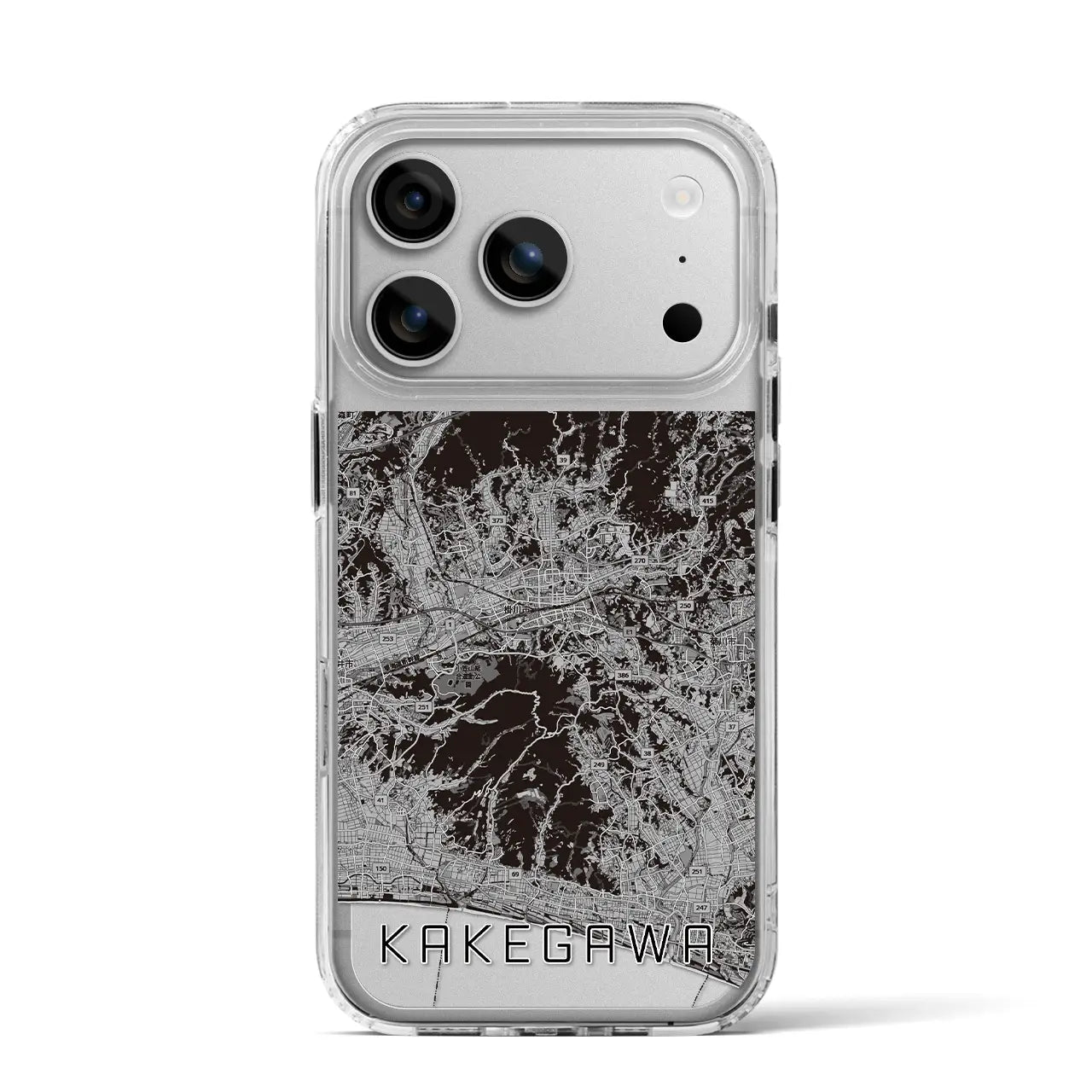 【掛川3(静岡県)】地図柄iPhoneケース(MagSafeタイプ)