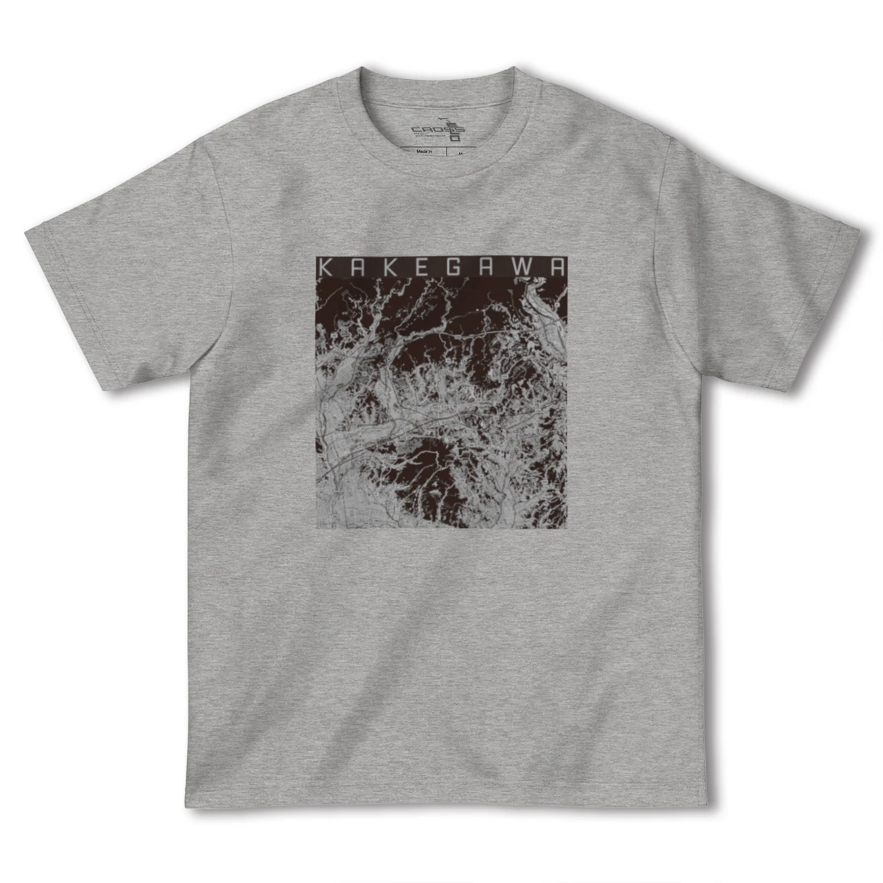 【掛川(静岡県)】地図柄ヘビーウェイトTシャツ