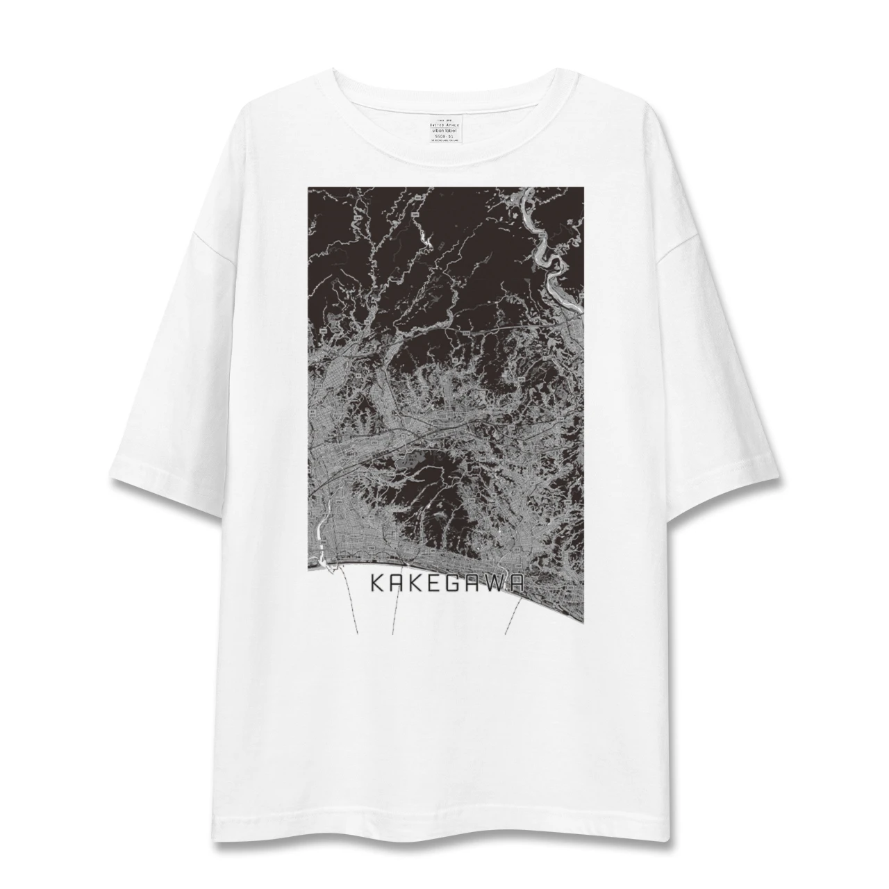 【掛川(静岡県)】地図柄ビッグシルエットTシャツ