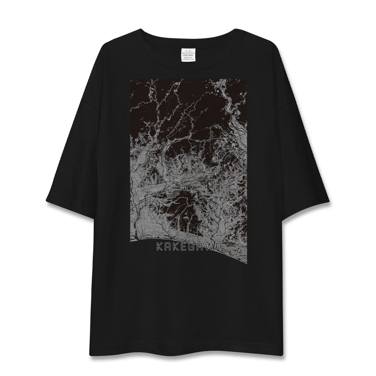 【掛川(静岡県)】地図柄ビッグシルエットTシャツ