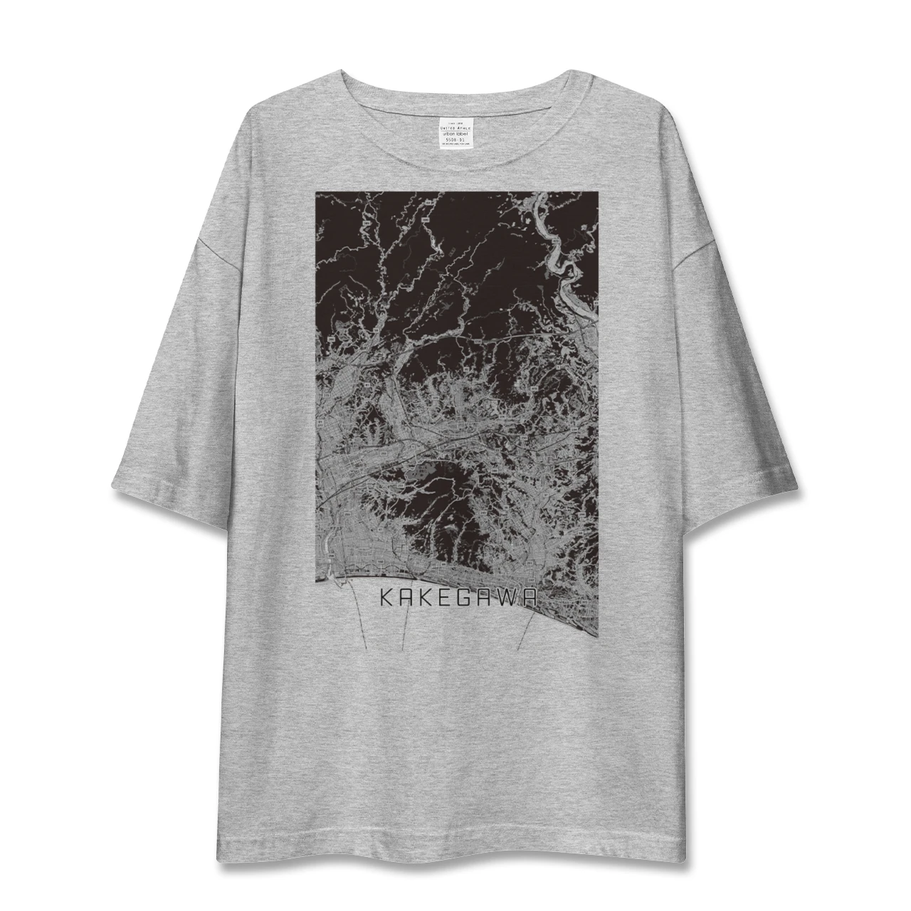 【掛川(静岡県)】地図柄ビッグシルエットTシャツ