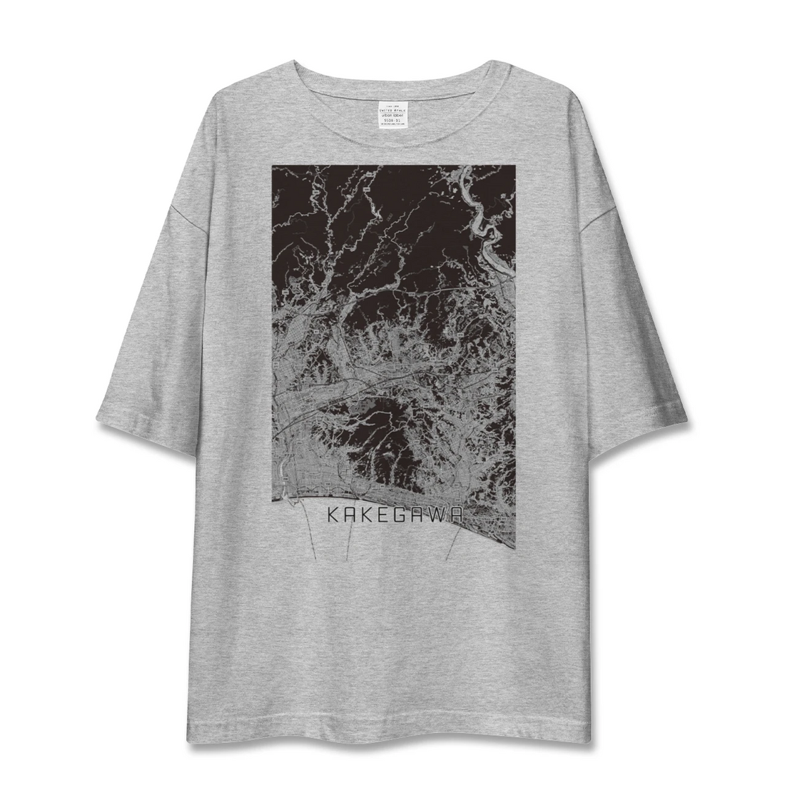【掛川(静岡県)】地図柄ビッグシルエットTシャツ