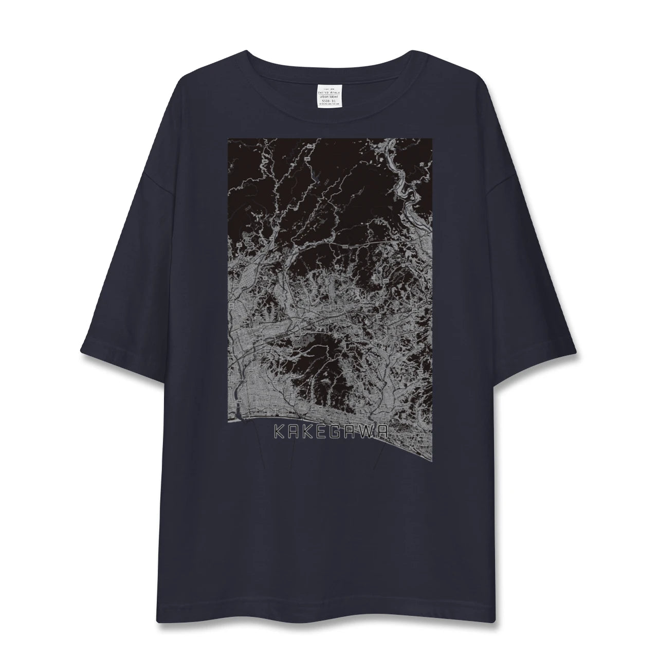 【掛川(静岡県)】地図柄ビッグシルエットTシャツ