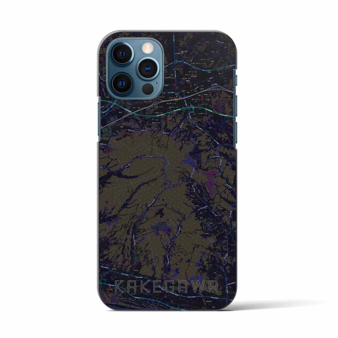 【掛川(静岡県)】地図柄iPhoneケース(バックカバータイプ)