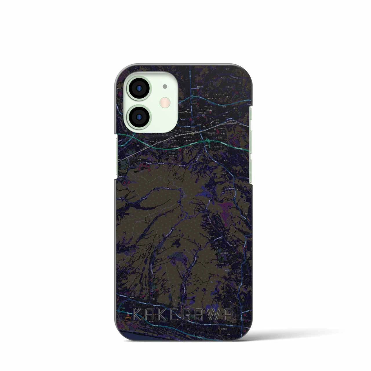 【掛川(静岡県)】地図柄iPhoneケース(バックカバータイプ)