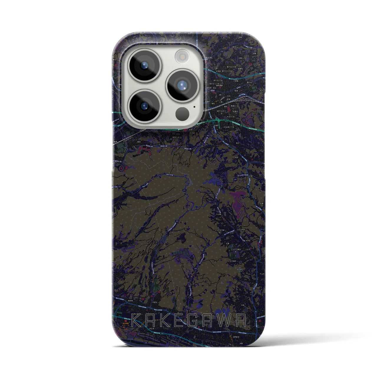 【掛川(静岡県)】地図柄iPhoneケース(バックカバータイプ)