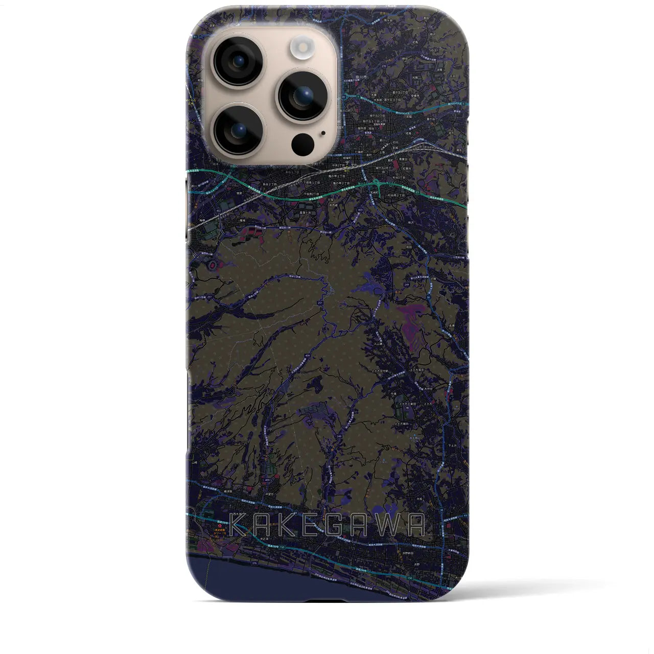 【掛川(静岡県)】地図柄iPhoneケース(バックカバータイプ)