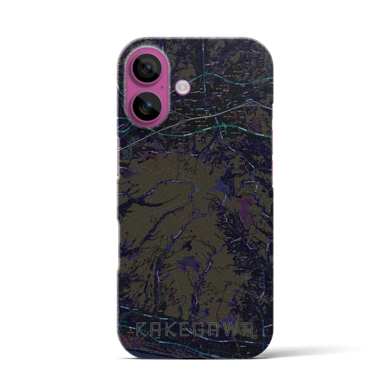 【掛川(静岡県)】地図柄iPhoneケース(バックカバータイプ)