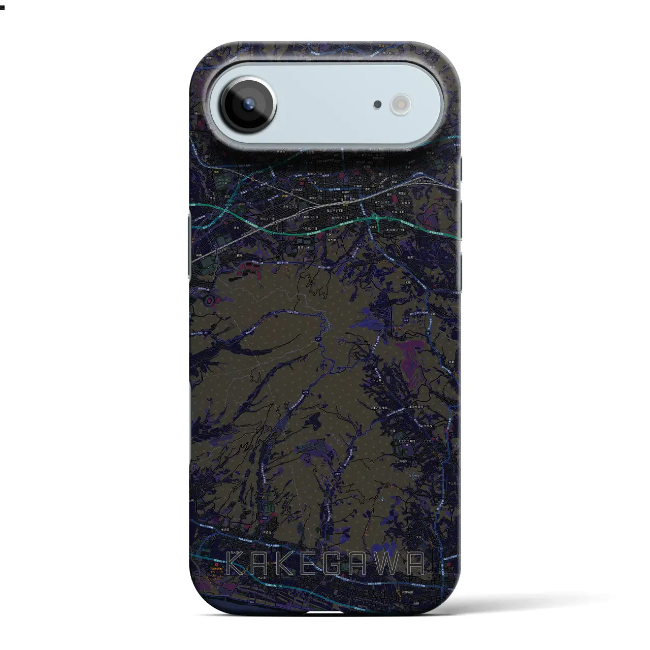 【掛川(静岡県)】地図柄iPhoneケース(バックカバータイプ)