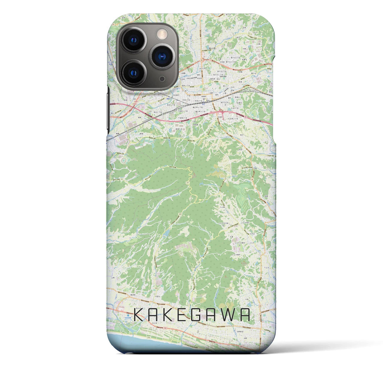 【掛川(静岡県)】地図柄iPhoneケース(バックカバータイプ)