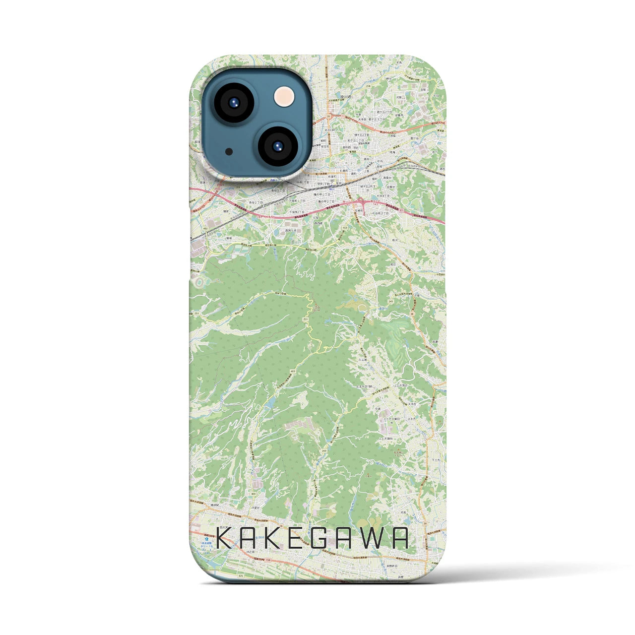 【掛川(静岡県)】地図柄iPhoneケース(バックカバータイプ)