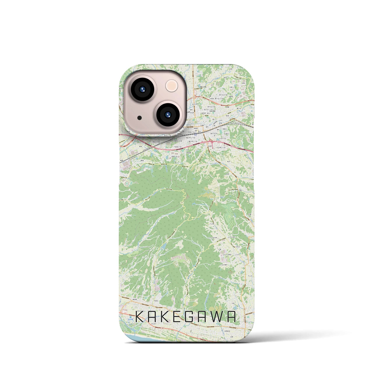 【掛川(静岡県)】地図柄iPhoneケース(バックカバータイプ)