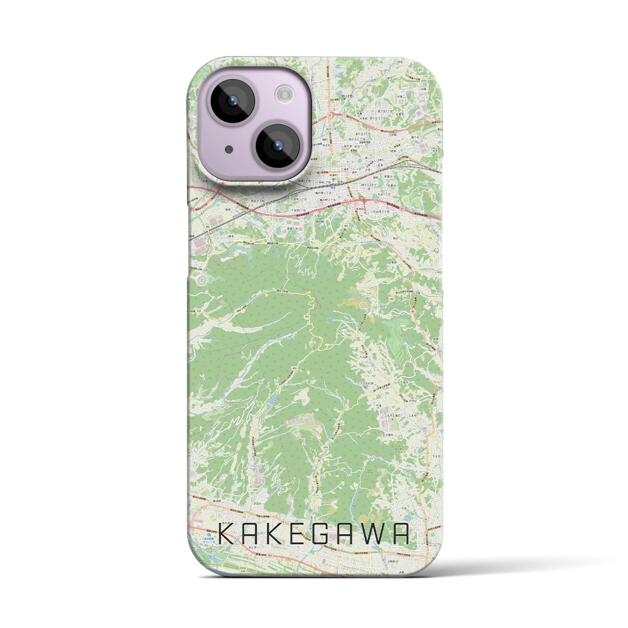 【掛川(静岡県)】地図柄iPhoneケース(バックカバータイプ)