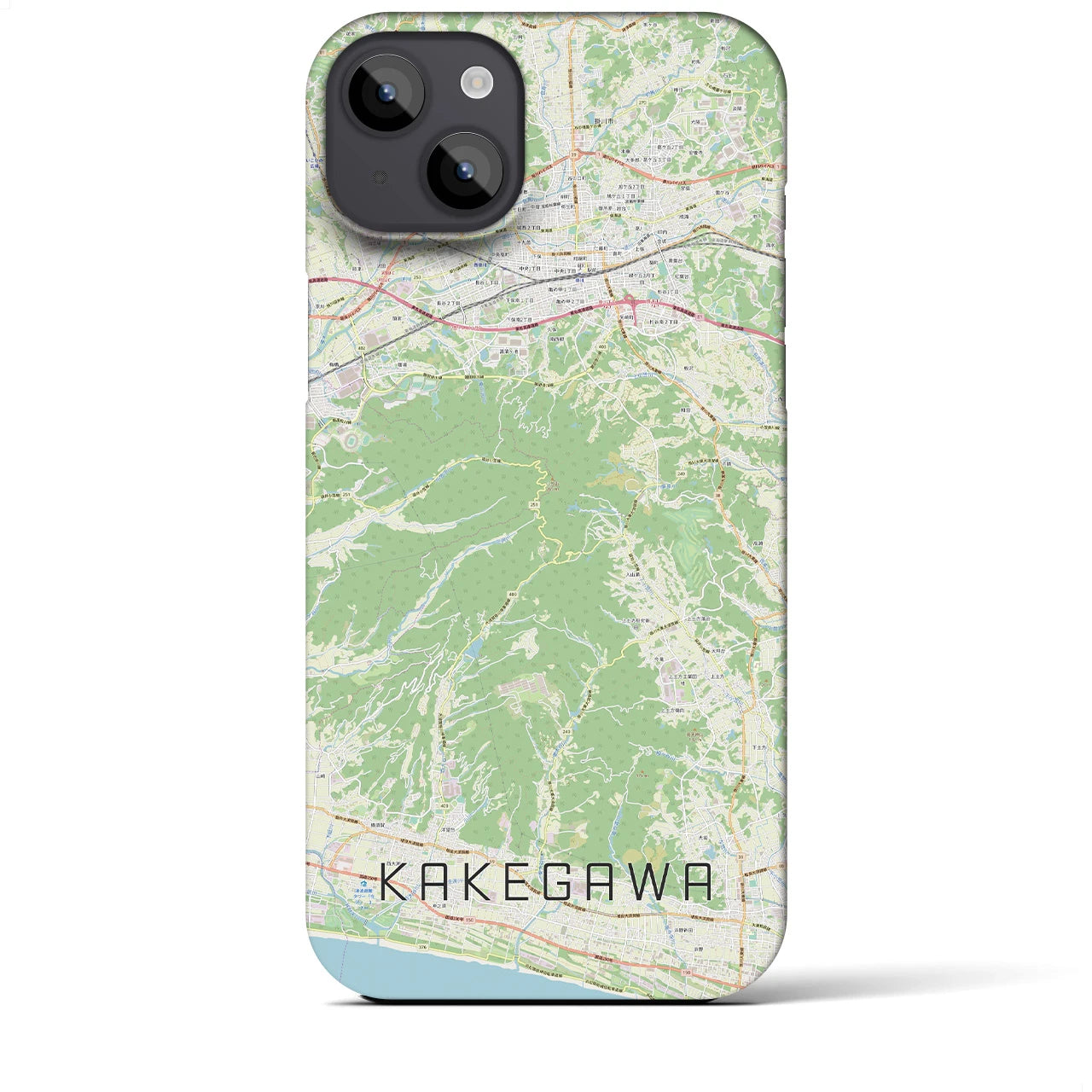 【掛川(静岡県)】地図柄iPhoneケース(バックカバータイプ)
