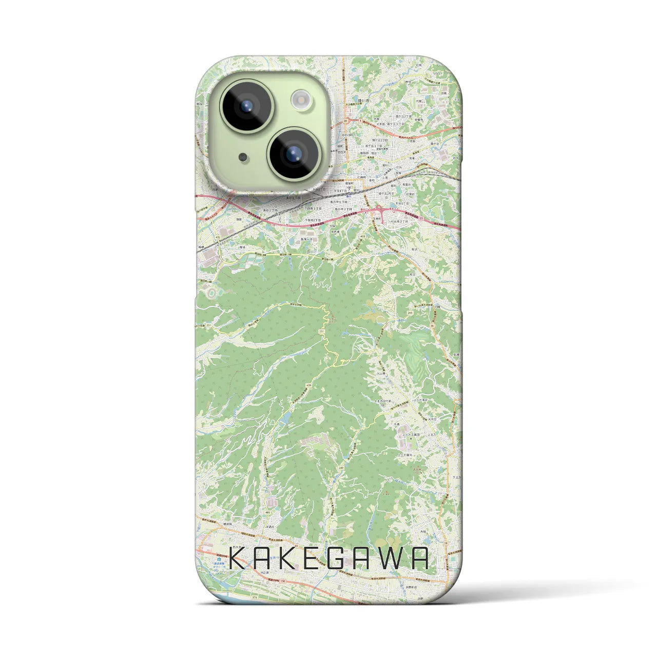【掛川(静岡県)】地図柄iPhoneケース(バックカバータイプ)
