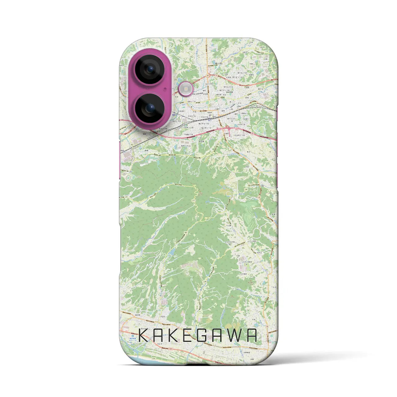 【掛川(静岡県)】地図柄iPhoneケース(バックカバータイプ)