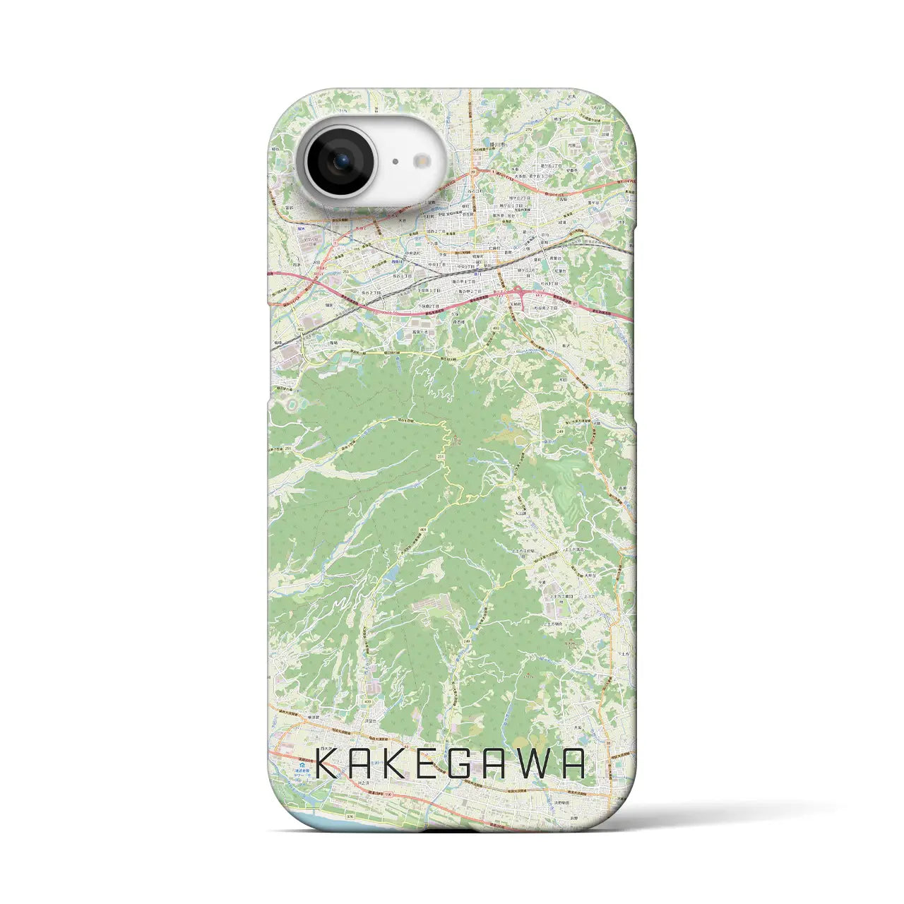 【掛川(静岡県)】地図柄iPhoneケース(バックカバータイプ)