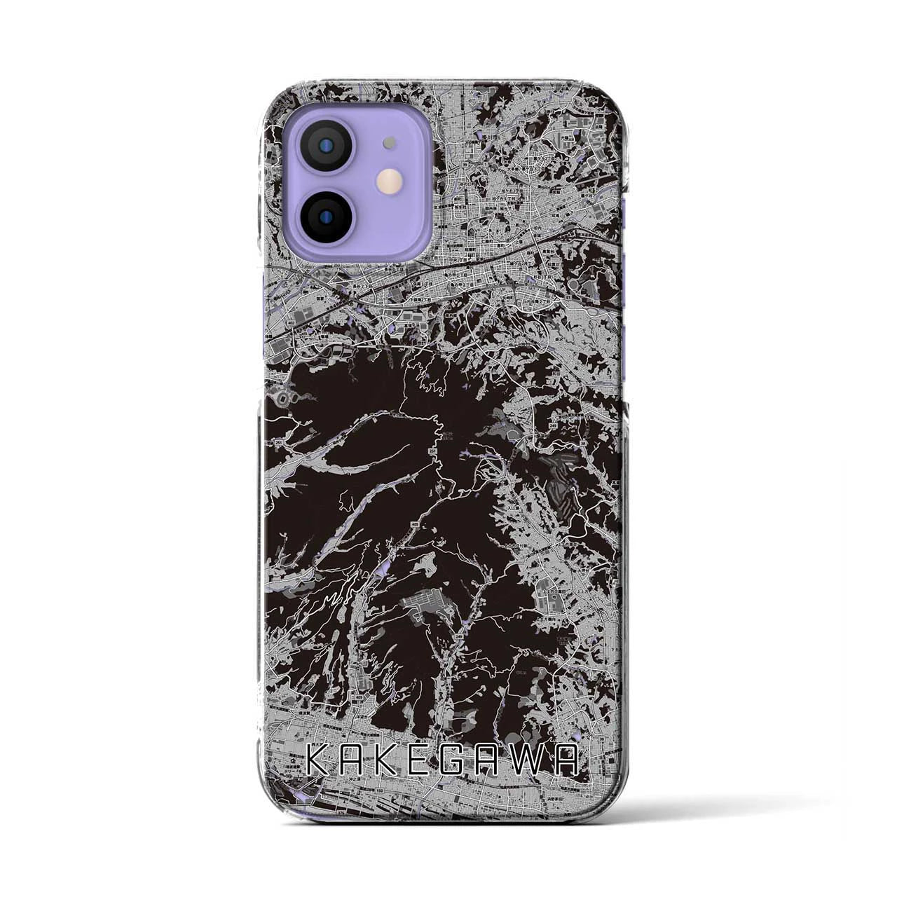 【掛川(静岡県)】地図柄iPhoneケース(クリアタイプ)