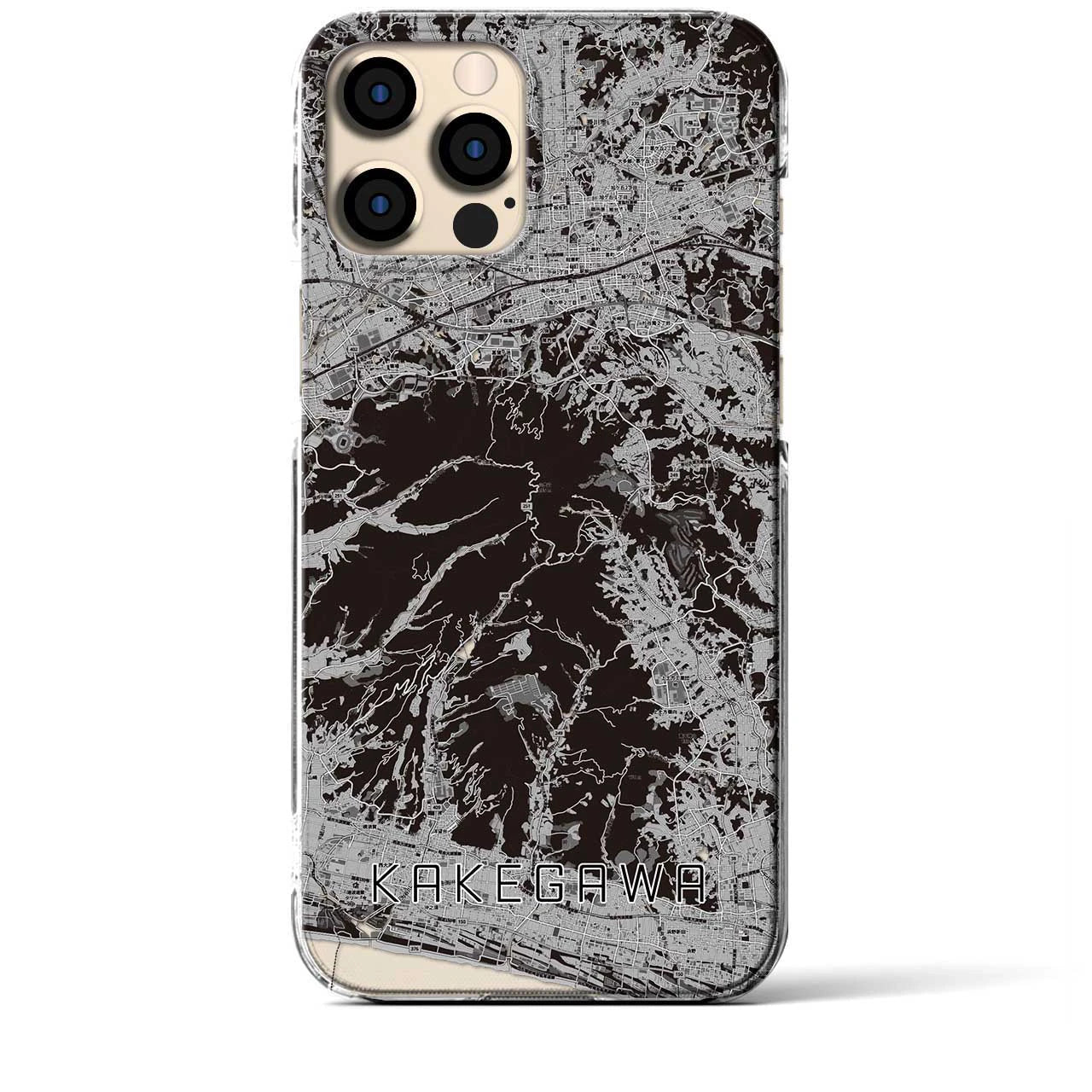 【掛川(静岡県)】地図柄iPhoneケース(クリアタイプ)