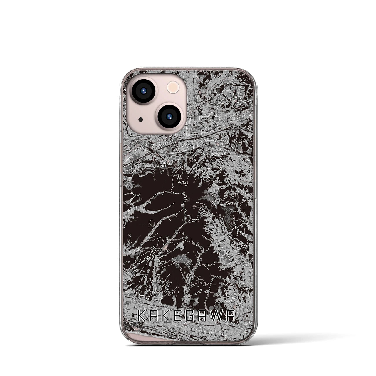 【掛川(静岡県)】地図柄iPhoneケース(クリアタイプ)