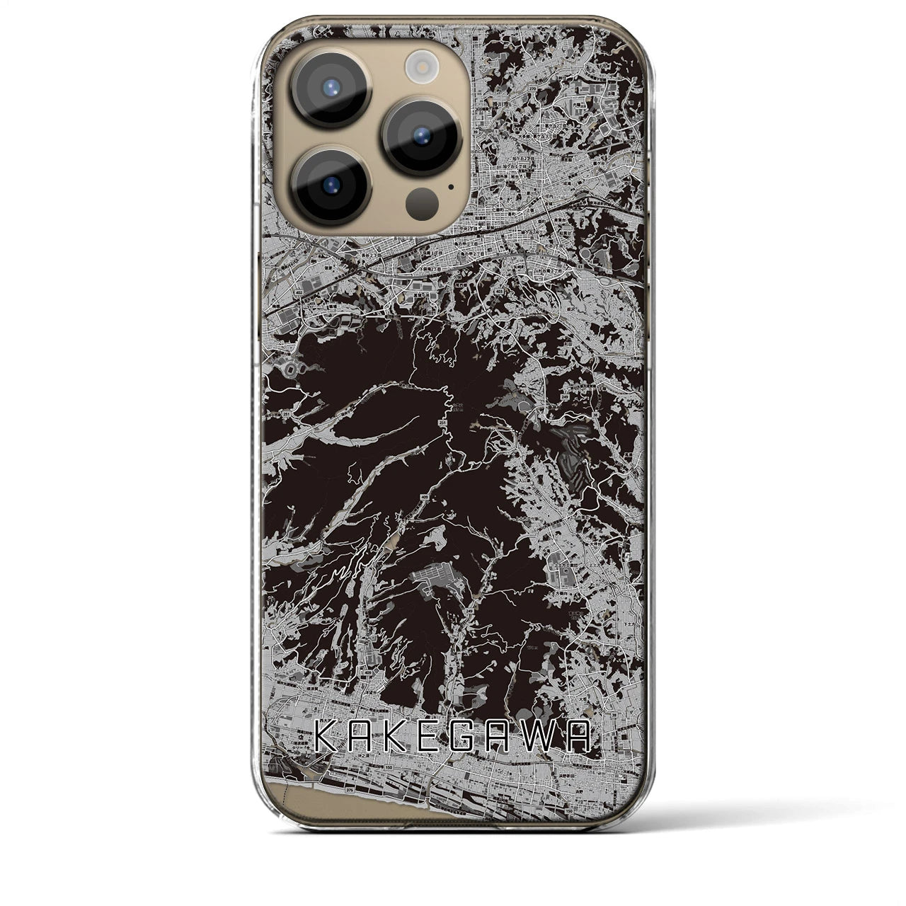 【掛川(静岡県)】地図柄iPhoneケース(クリアタイプ)