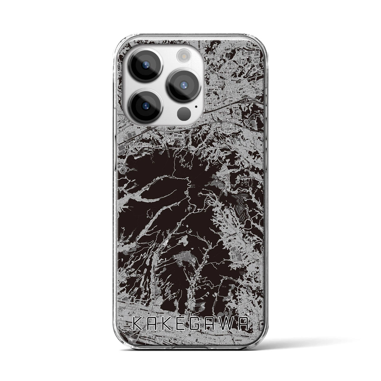 【掛川(静岡県)】地図柄iPhoneケース(クリアタイプ)