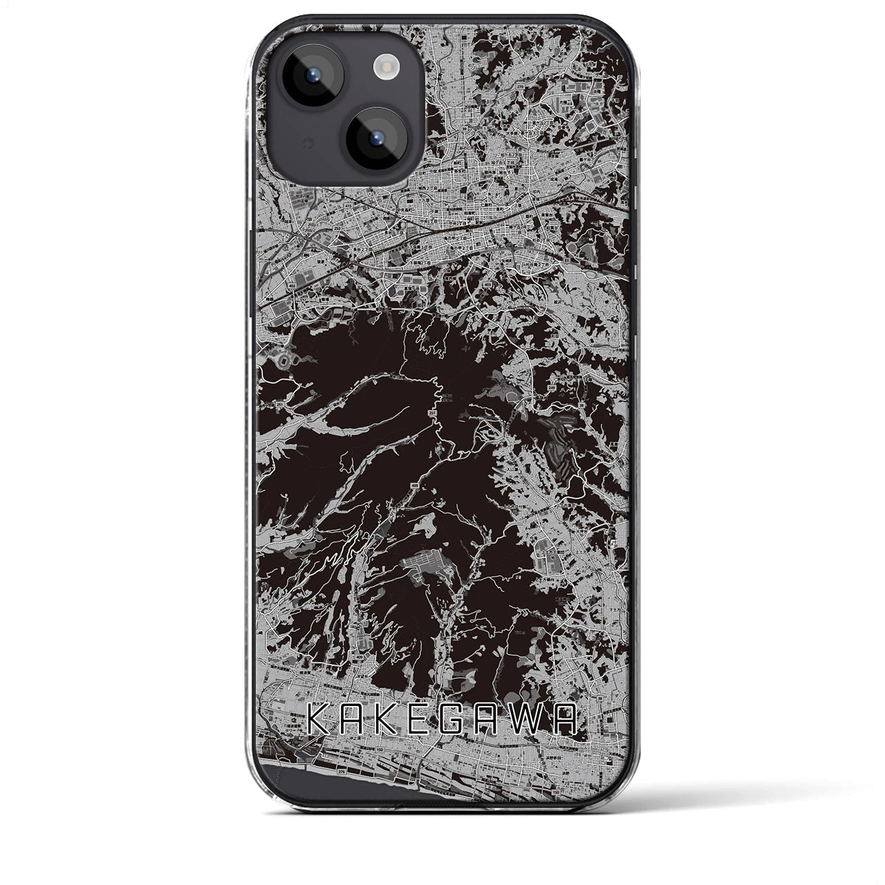 【掛川(静岡県)】地図柄iPhoneケース(クリアタイプ)