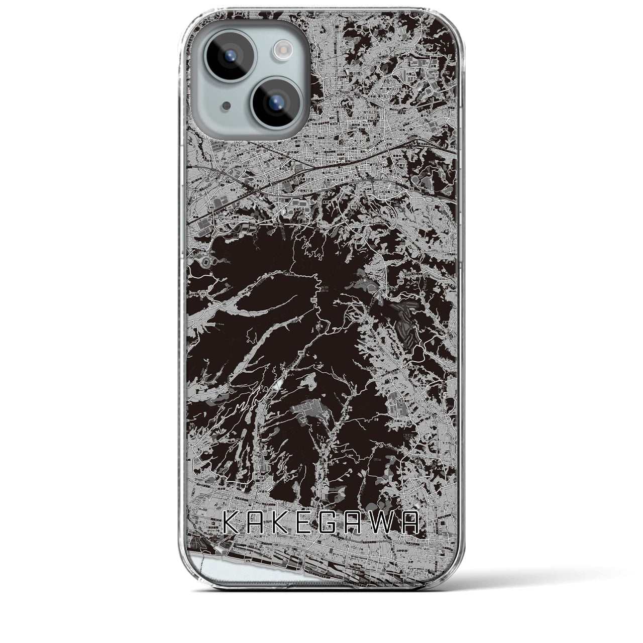 【掛川(静岡県)】地図柄iPhoneケース(クリアタイプ)