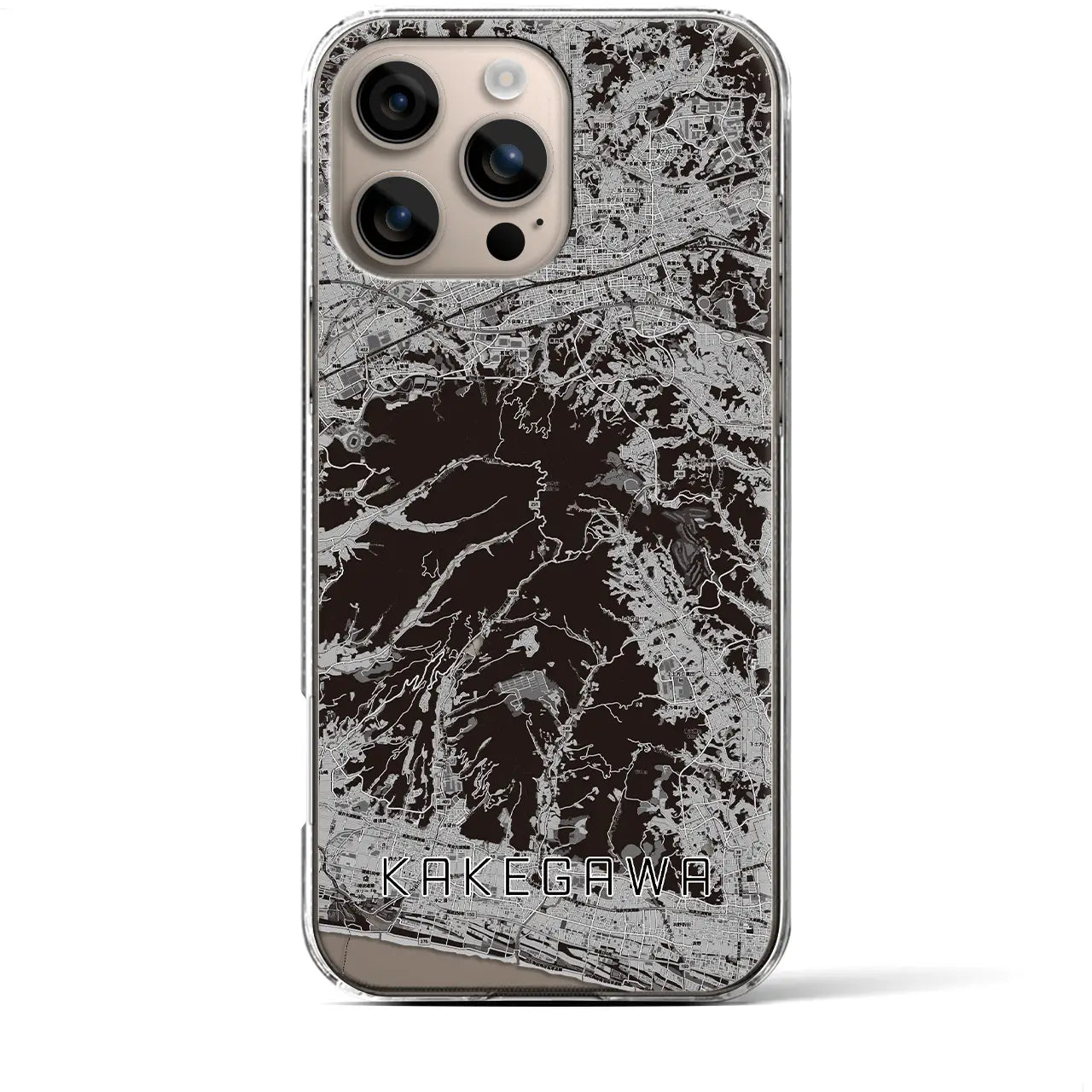 【掛川(静岡県)】地図柄iPhoneケース(クリアタイプ)