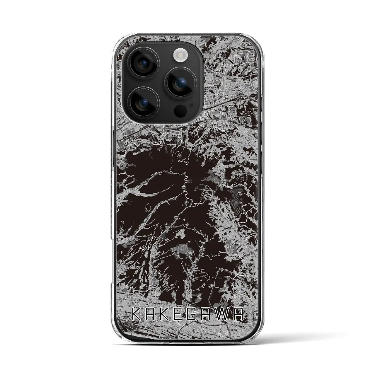 【掛川(静岡県)】地図柄iPhoneケース(クリアタイプ)