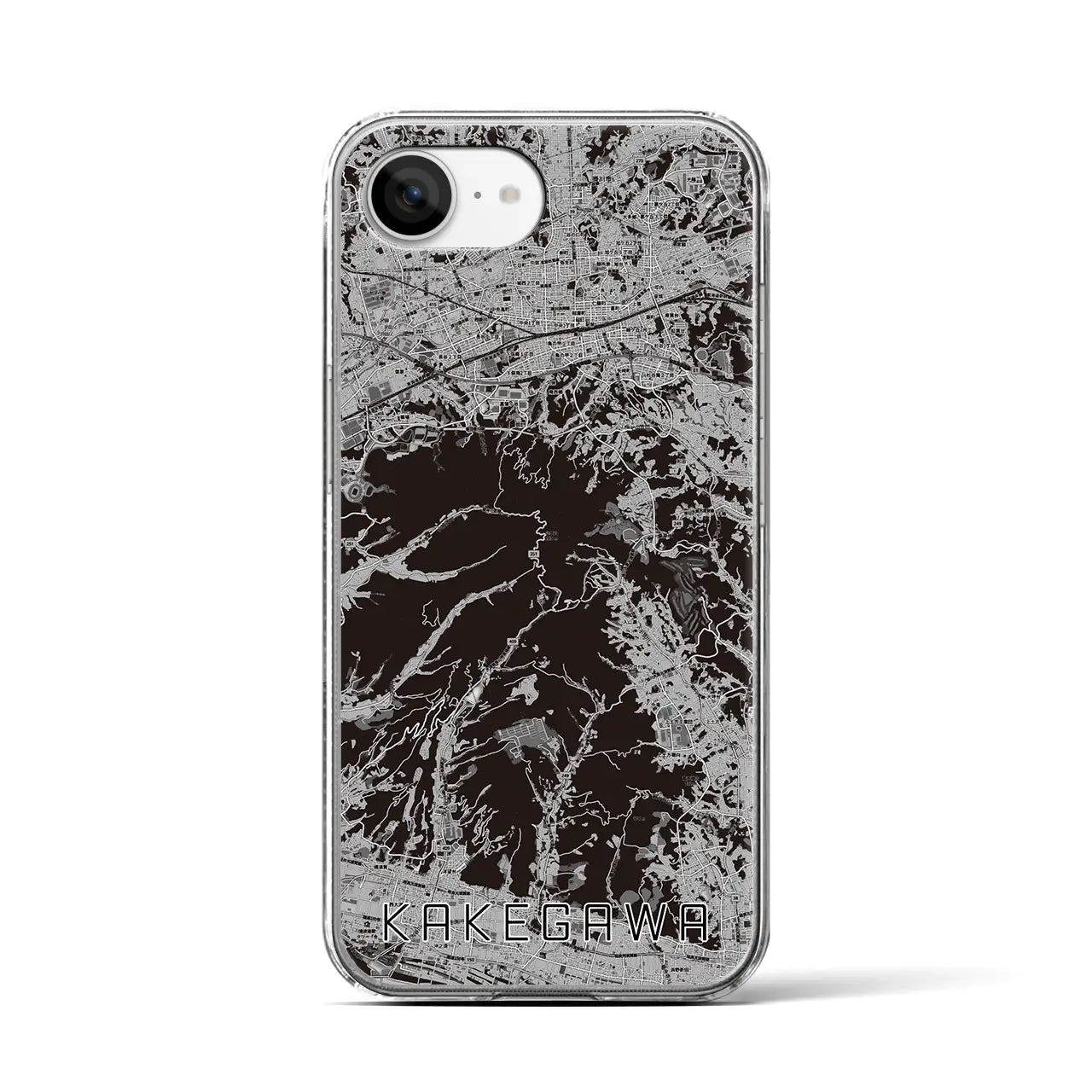 【掛川(静岡県)】地図柄iPhoneケース(クリアタイプ)