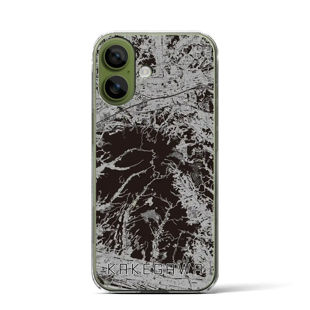 【掛川(静岡県)】地図柄iPhoneケース(クリアタイプ)