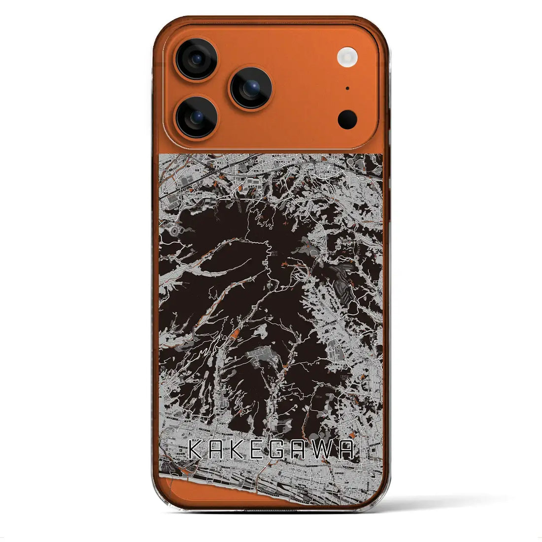 【掛川(静岡県)】地図柄iPhoneケース(クリアタイプ)