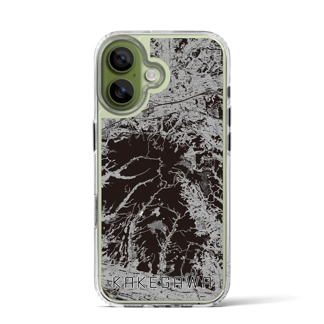 【掛川(静岡県)】地図柄iPhoneケース(MagSafeタイプ)