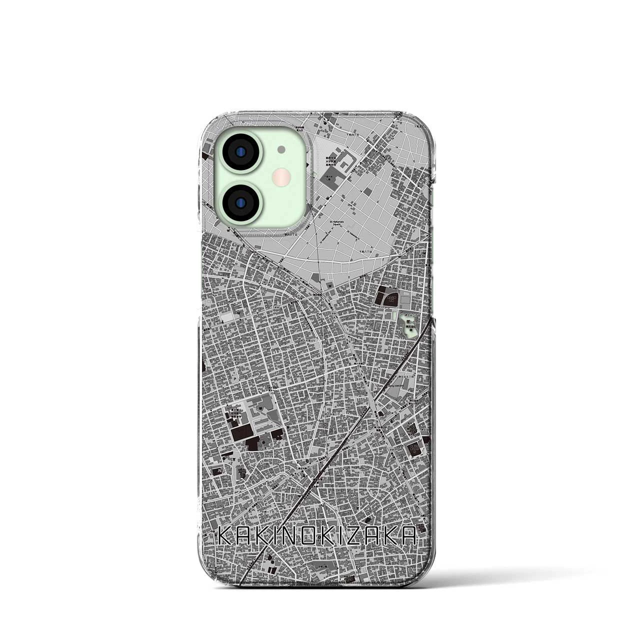 【柿の木坂(東京都)】地図柄iPhoneケース(クリアタイプ)