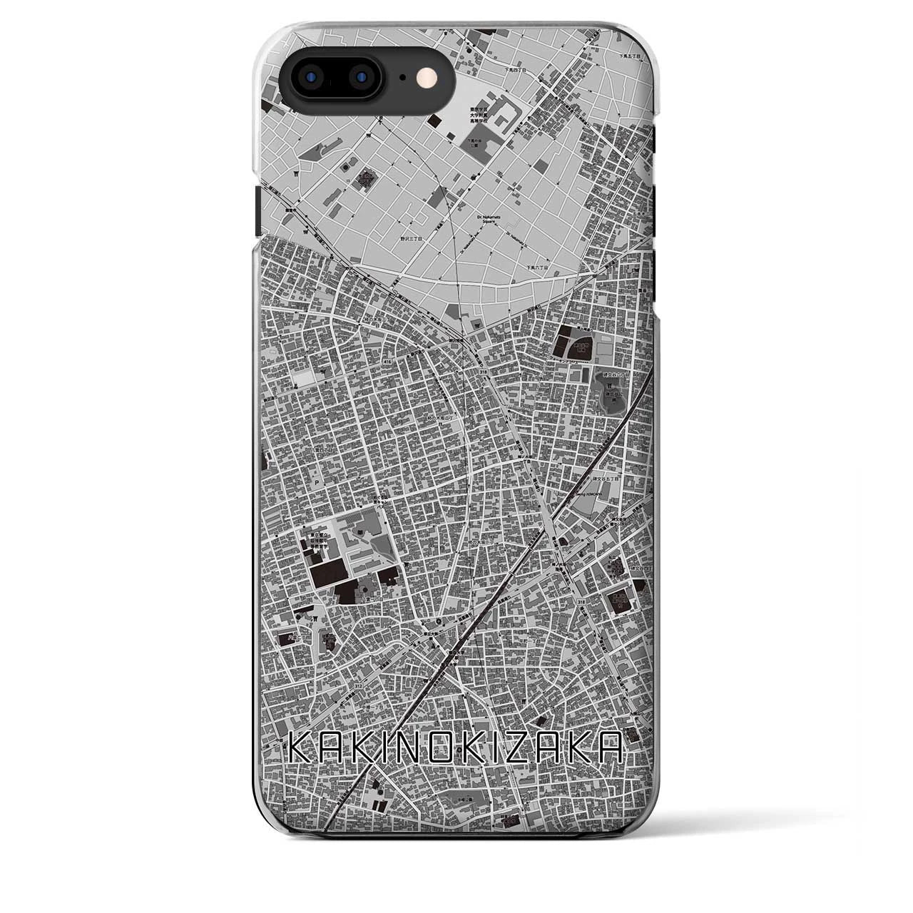 【柿の木坂(東京都)】地図柄iPhoneケース(クリアタイプ)