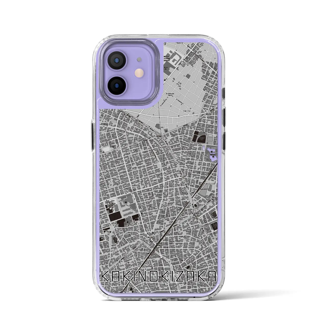 【柿の木坂(東京都)】地図柄iPhoneケース(MagSafeタイプ)