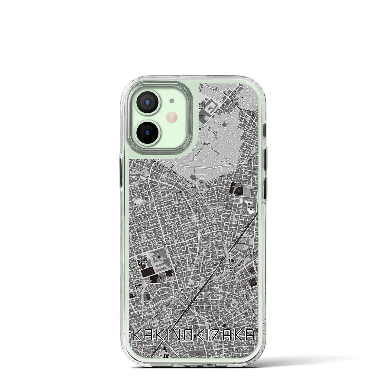 【柿の木坂(東京都)】地図柄iPhoneケース(MagSafeタイプ)