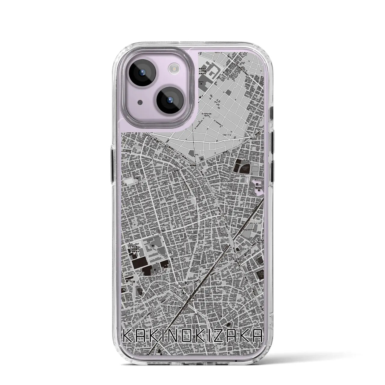 【柿の木坂(東京都)】地図柄iPhoneケース(MagSafeタイプ)