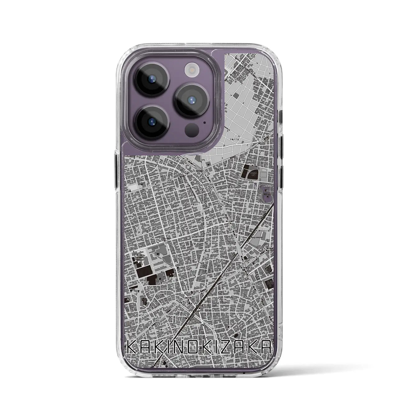 【柿の木坂(東京都)】地図柄iPhoneケース(MagSafeタイプ)
